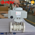 high quality PPH flange connection ball valve